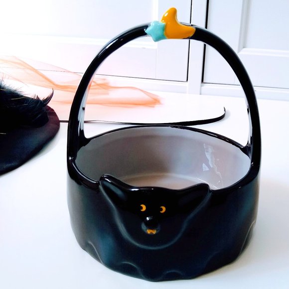 Halloween Bat Candy Basket Tray - Picture 1 of 6